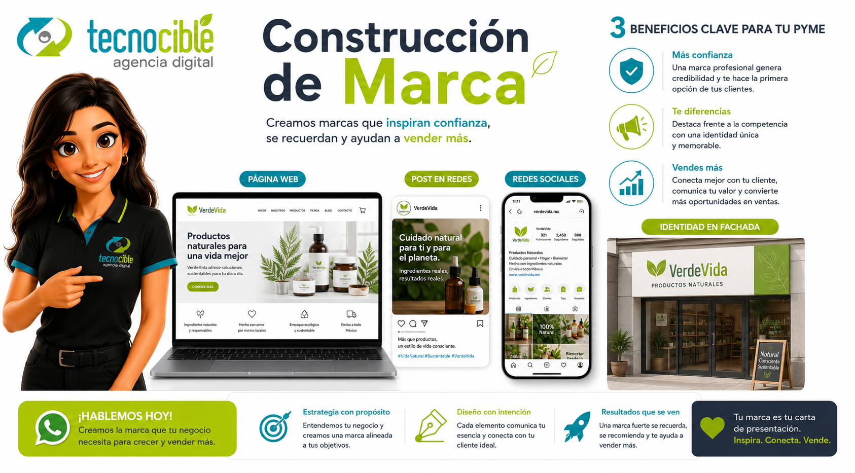 Construcción de marca Tecnocible